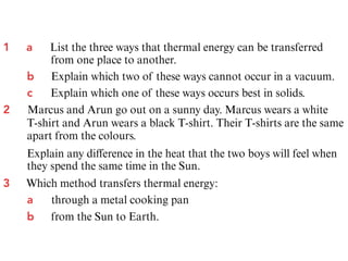 boardworks heat transfer conduction convection radiation | PPTX
