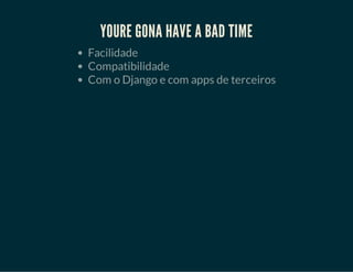 Todo superuser é staff
class MyUser(...):
...
is_staff = models.BooleanField(…)
is_supperuser = models.BooleanField(…)
...
def save(self, *args, **kwargs):
if self.is_supperuser:
self.is_staff = True
super(MyUser, self).save(*args,
**kwargs)
 