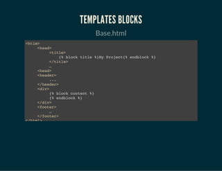 Um arquivo de teste para
cada arquivo do app
app/
tests/
test_models.py
test_managers.py
test_views.py
https://github.com/jezdez/django-discover-runner
 
