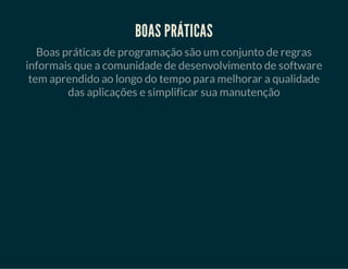 Boas práticas
deDjango
 