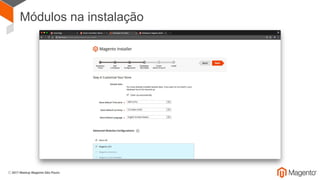 Módulos na instalação
 