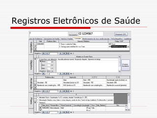 Registros Eletrônicos de Saúde
 