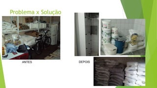 Problema x Solução
ANTES DEPOIS
 