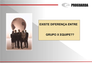 EXISTE DIFERENÇA ENTRE
GRUPO X EQUIPE??
 