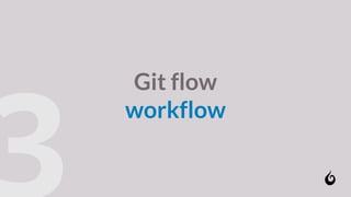 Git flow
workflow
 