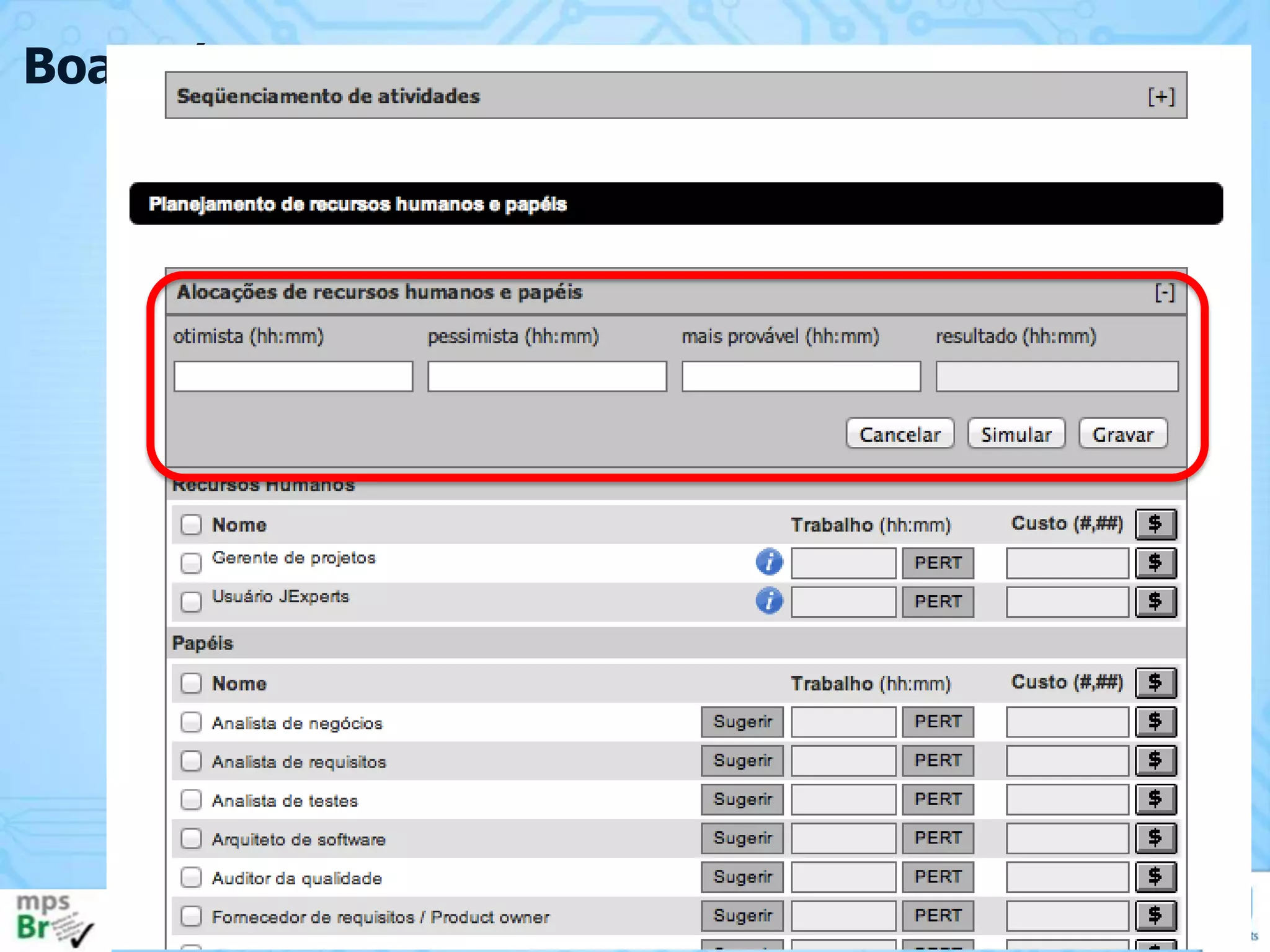 Boa prática – GPR 4

 