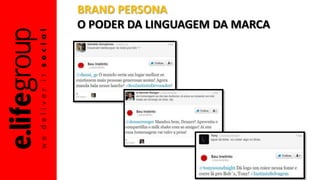 BRAND PERSONA
O PODER DA LINGUAGEM DA MARCA
 