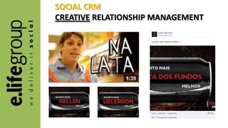 SOCIAL CRM
CREATIVE RELATIONSHIP MANAGEMENT
 