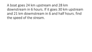 Boat and Stream practice set-1 ppt .pptx