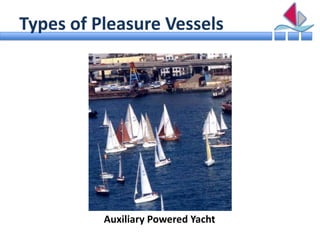 Types of Pleasure Vessels




          Auxiliary Powered Yacht
 
