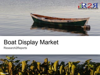 Boat Display Market
Research2Reports
 