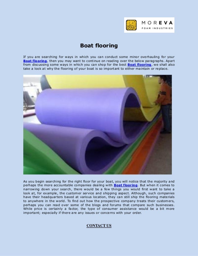 Boat Flooring
