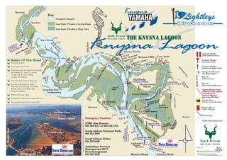 Knysna Boating  map 2005 