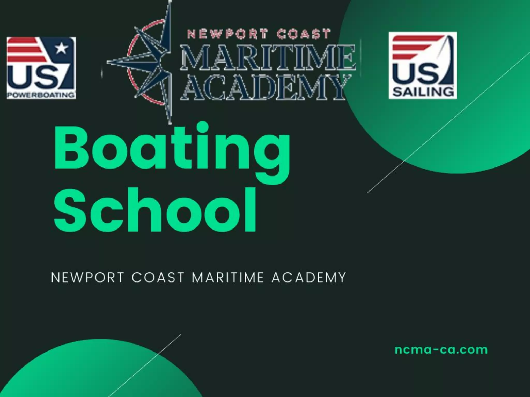 NCMA Boating school PPT