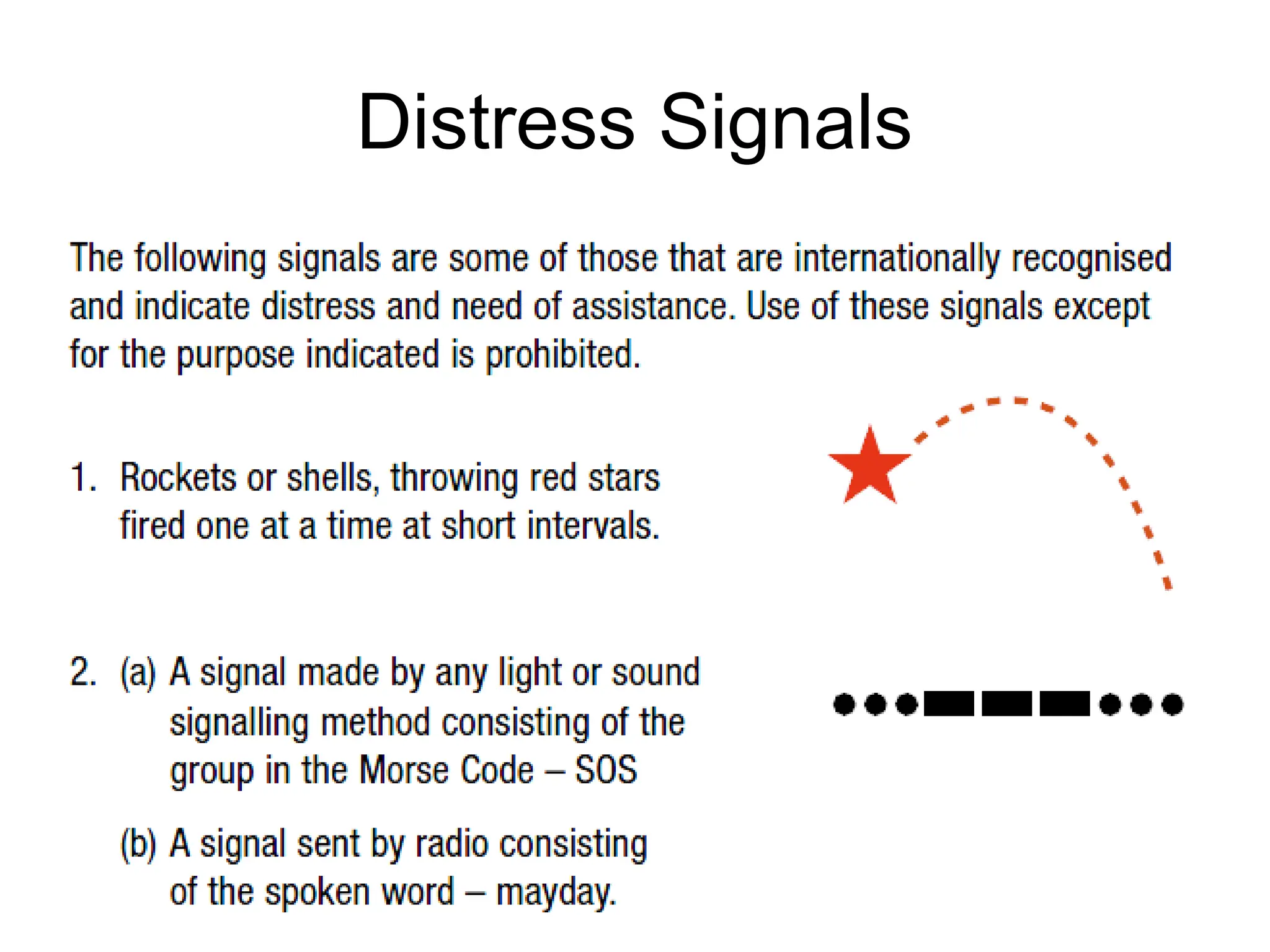 Distress Signals
 