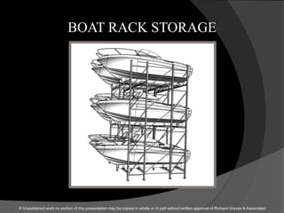BOAT RACK STORAGE
© Unpublished work no portion of this presentation may be copied in whole or in part without written approval of Richard Graves & Associates
 