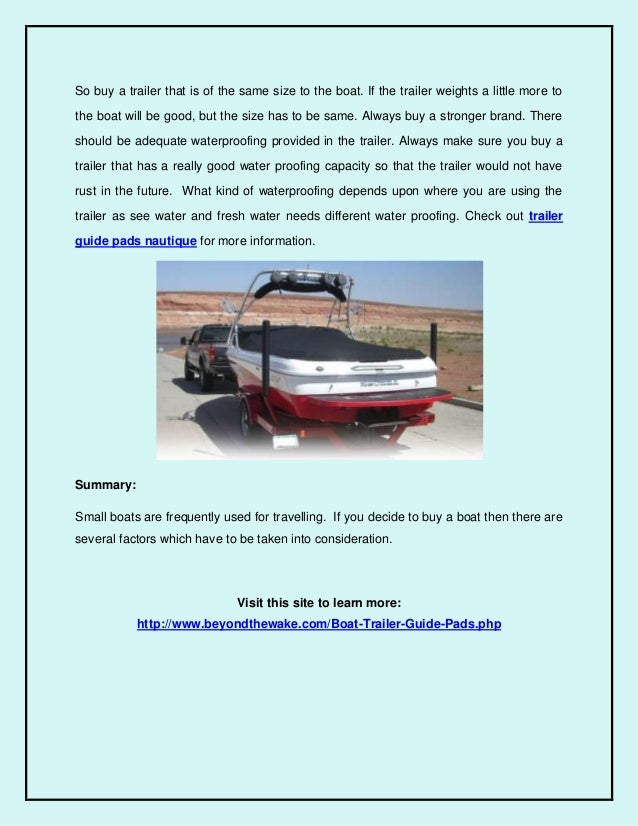 Boat Trailer Guide Pads Boat Trailer Guide Pads