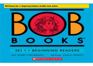 BOB Books Set 1: Beginning Readers Audible best sellers
 