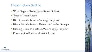 Role of Water Reuse in Conservation and Water Supply | PDF