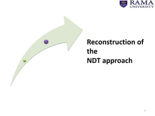 Reconstruction of
the
NDT approach
Hierarchical Theory
Systems Theory
9
 