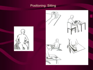 Positioning: Sitting
 
