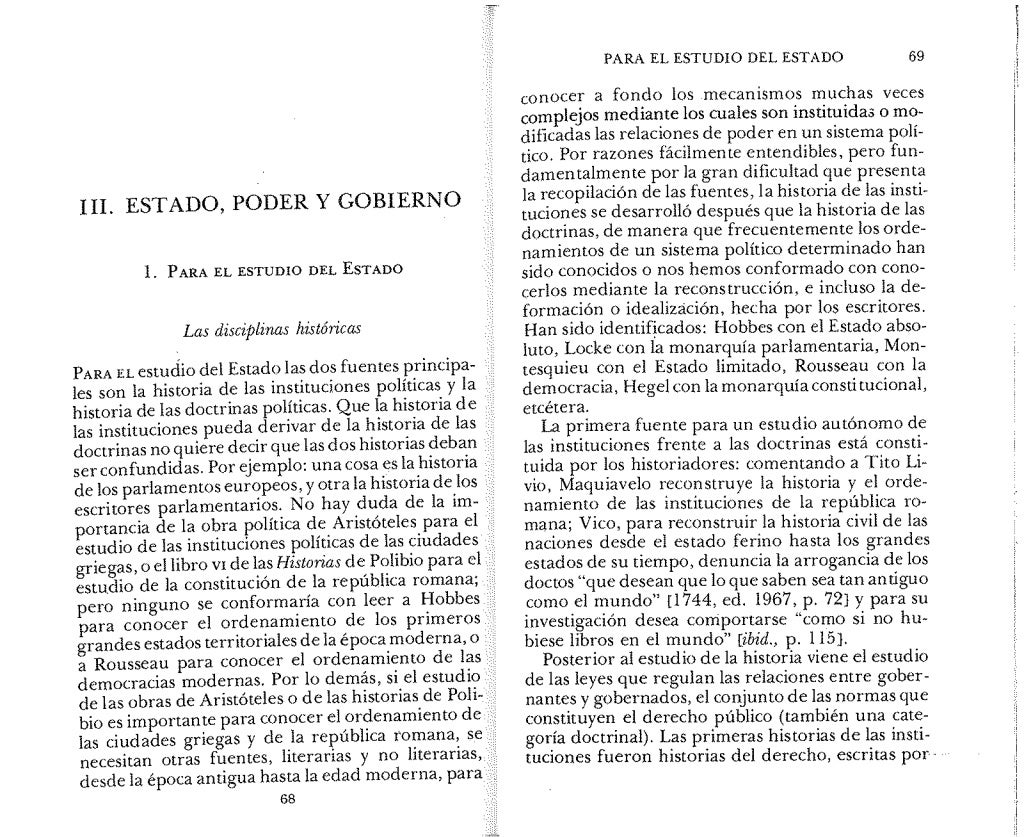 Bobbio, Norberto Estado, Gobierno y Sociedad
