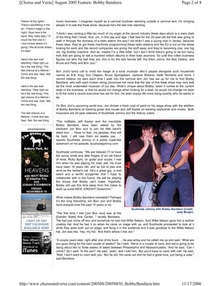 Bobby Bandiera: The Last Man Standing Bobby Bandiera Joins Bon Jovi By ...