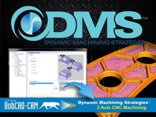 BobCAD-CAM Dynamic Machining Strategies™ for 2 Axis CNC Machining