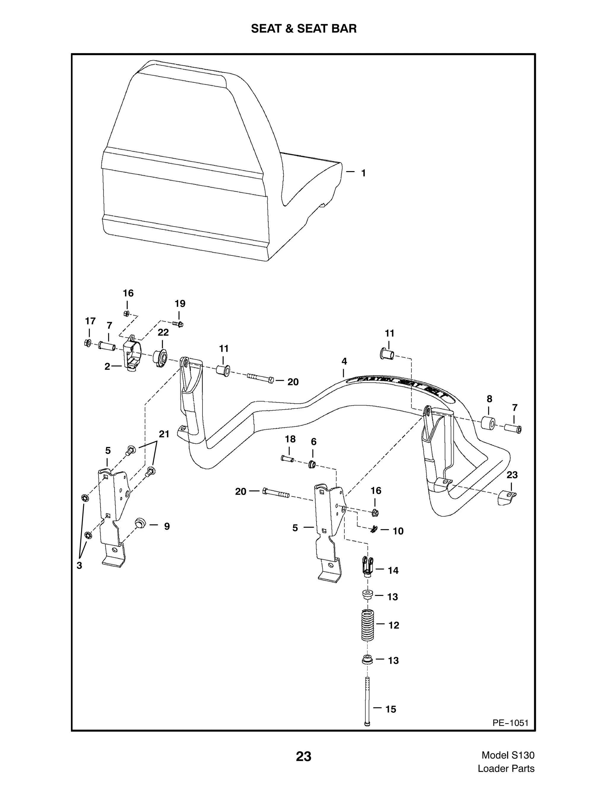 mini carregadeira BOBCAT S130 Parts List.pdf