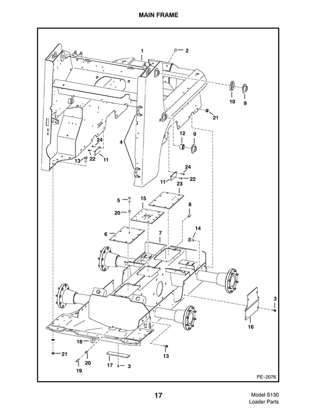 mini carregadeira BOBCAT S130 Parts List.pdf