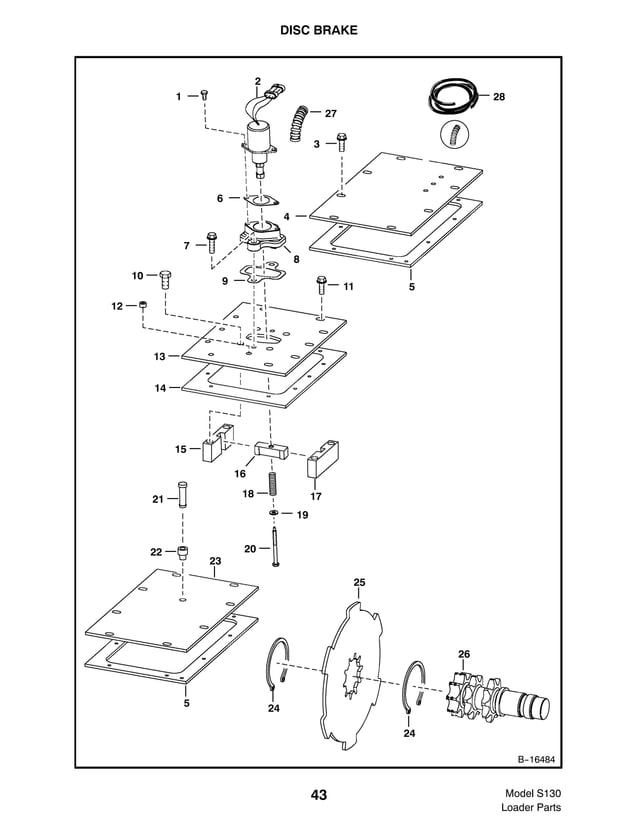 mini carregadeira BOBCAT S130 Parts List.pdf