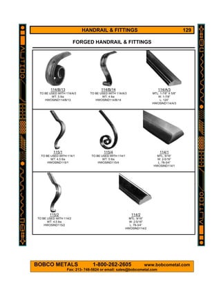 Bobco metals product catalog