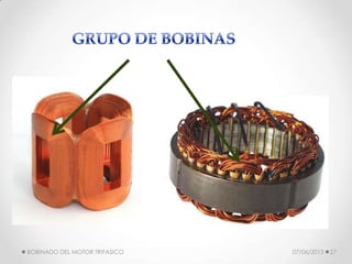 07/06/2013BOBINADO DEL MOTOR TRIFASICO 27
 