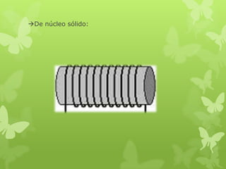 De núcleo sólido:
 