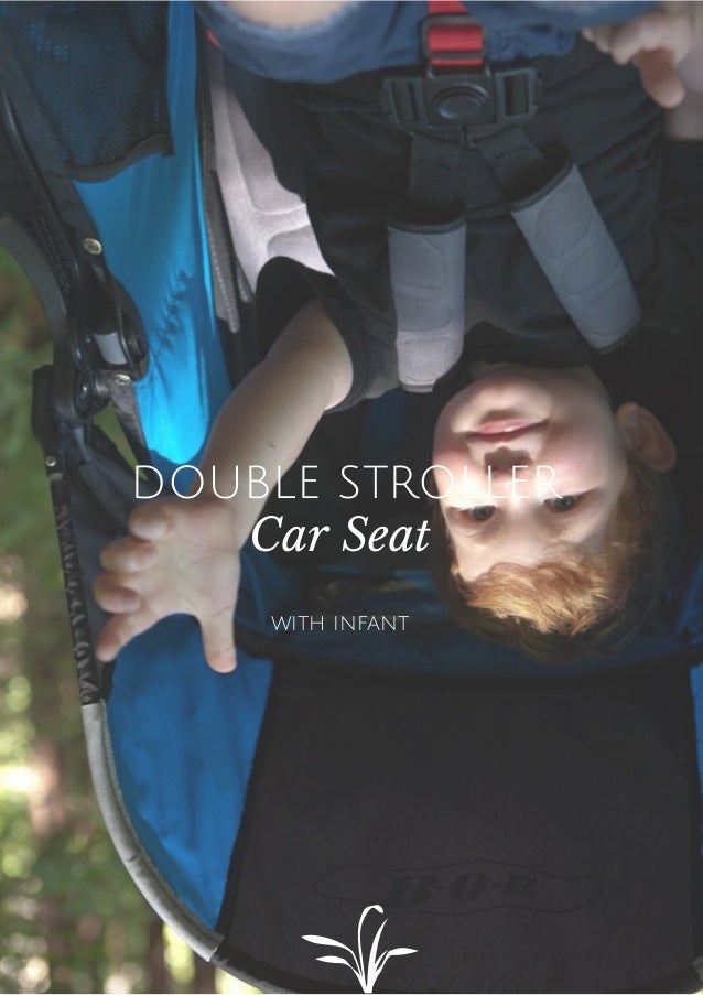 Double Stroller with Infant Car Seat