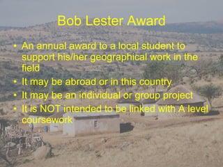 Bob Lester Award ,[object Object],[object Object],[object Object],[object Object]