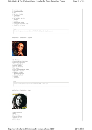 Bob marley vol 2 | PDF