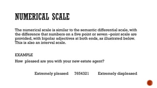 Number Scale Example Measurement scaling reliability and validity | PPT
