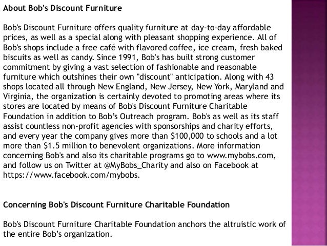 Bobs Furniture Making Things Better For School Kids