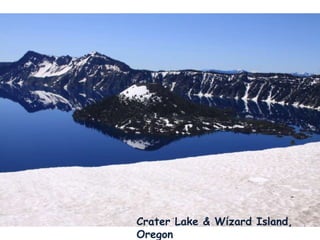 Crater Lake & Wizard Island, Oregon