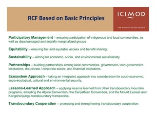 Rcf Program Ecosystems Management Landscape Approaches for Mitigation and ...