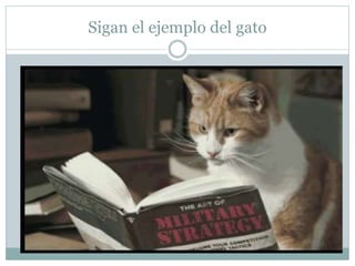 Sigan el ejemplo del gato
 