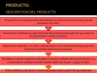 DESCRIPCION DEL PRODUCTO
 