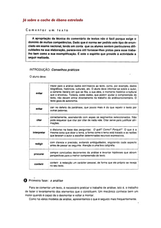 Já sobre o coche de ébano estrelado
 