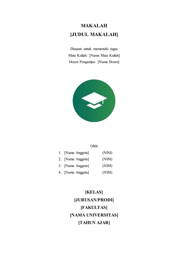 Bocahkampus Cover Makalah Formal Kelompok docx