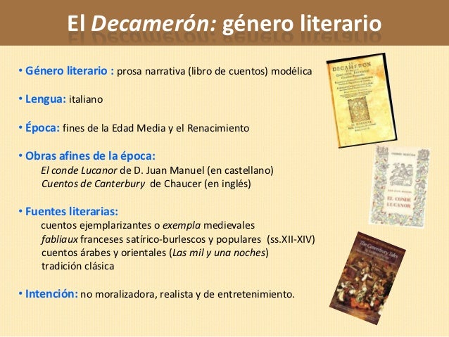 La Comedia Obra Obra Clásica De La Literatura Boccaccio. El Decamerón