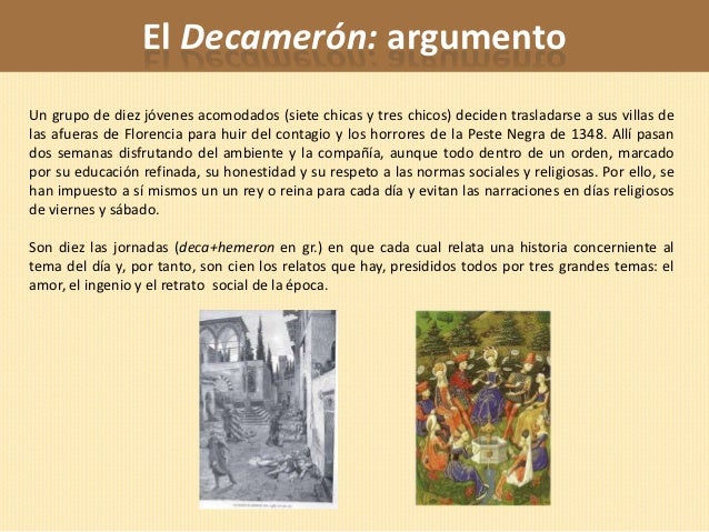 Boccaccio. El Decamerón