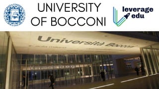 Q3 2020
UNIVERSITY
OF BOCCONI
 