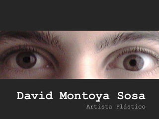 David Montoya Sosa
Artista Plástico
 
