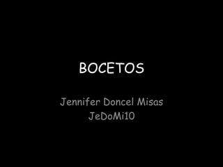 BOCETOS Jennifer Doncel Misas JeDoMi10 
